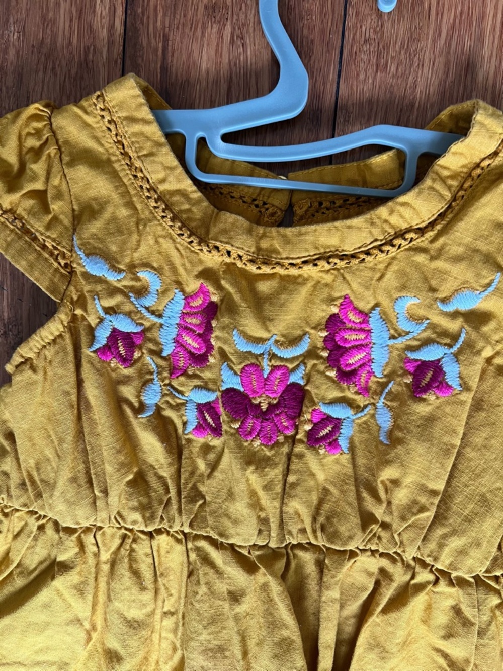 Oshkosh Embroidered Ruffle Dress - Picture 2 of 4